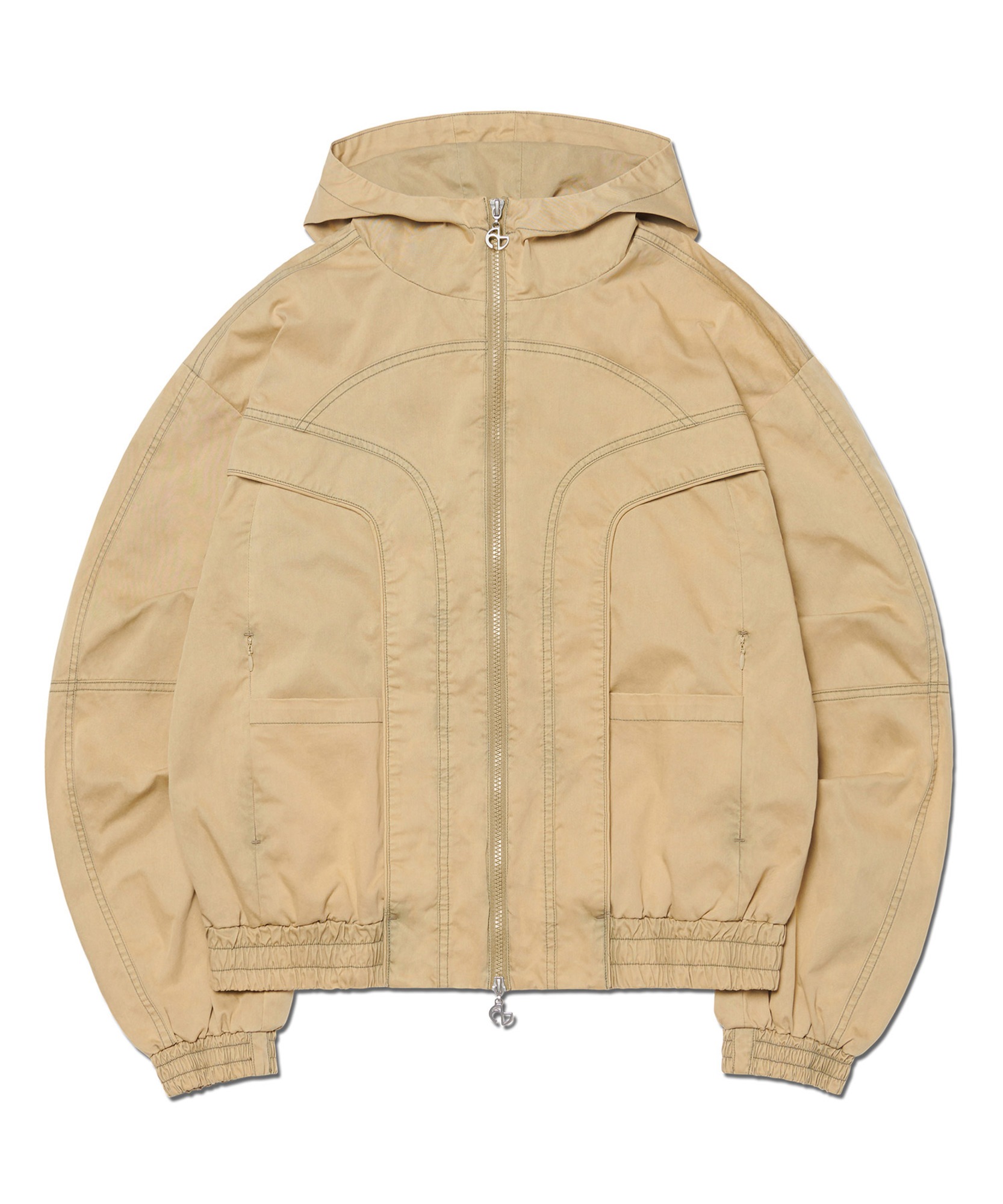 NOMANUAL::ジャケット:M[RESALE] STITCHED WORK JACKET - OFF WHITE - nomanual | 60% - Asian