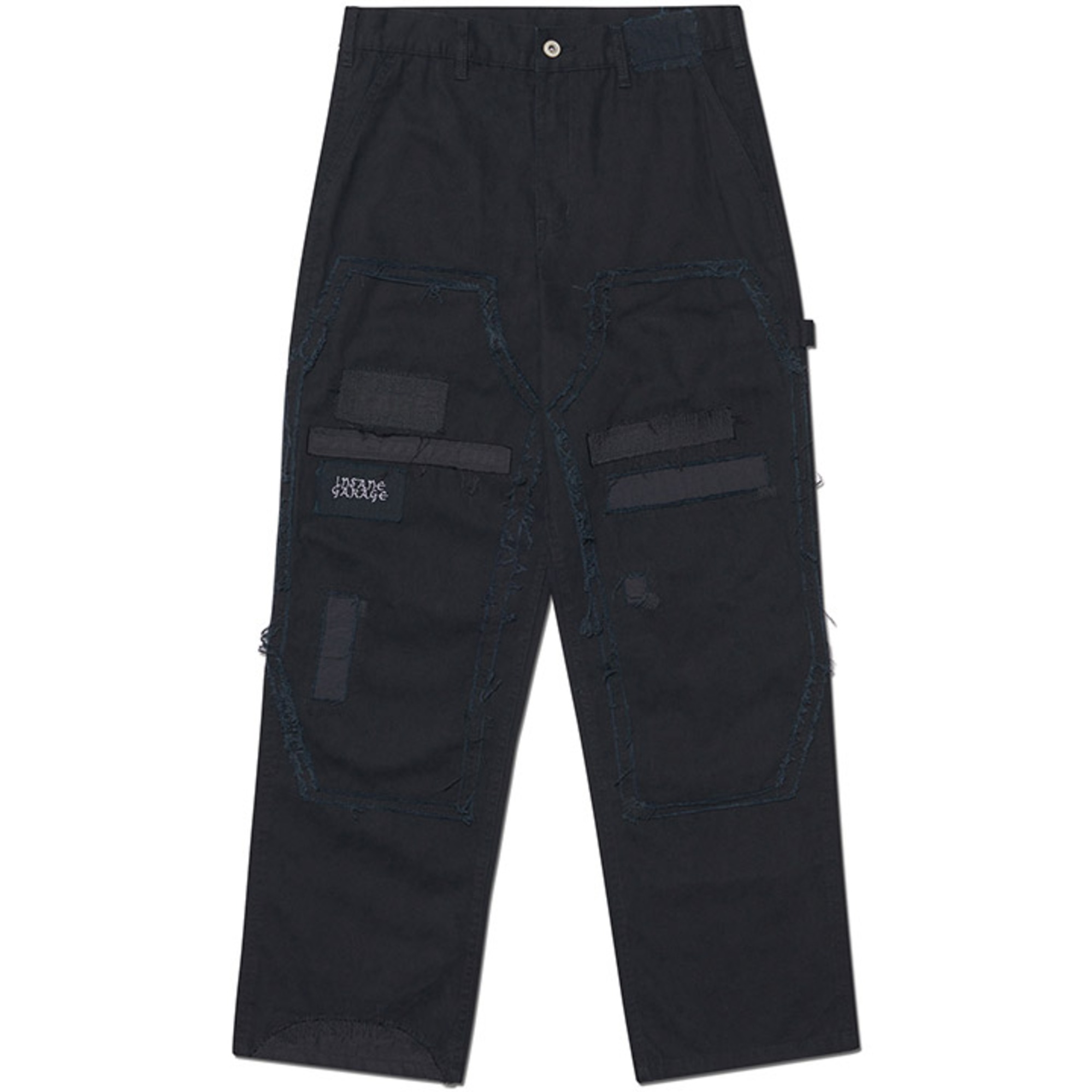 パンツ NOMANUAL PAINTED DOUBLE KNEE PANTS 5JH514 TRIPLE KNEE DYED WORK PANTS - DYED BLUE - nomanual