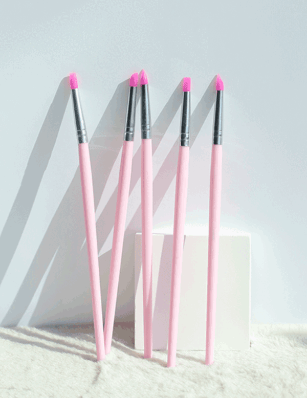 5 types of soft silicone brushes