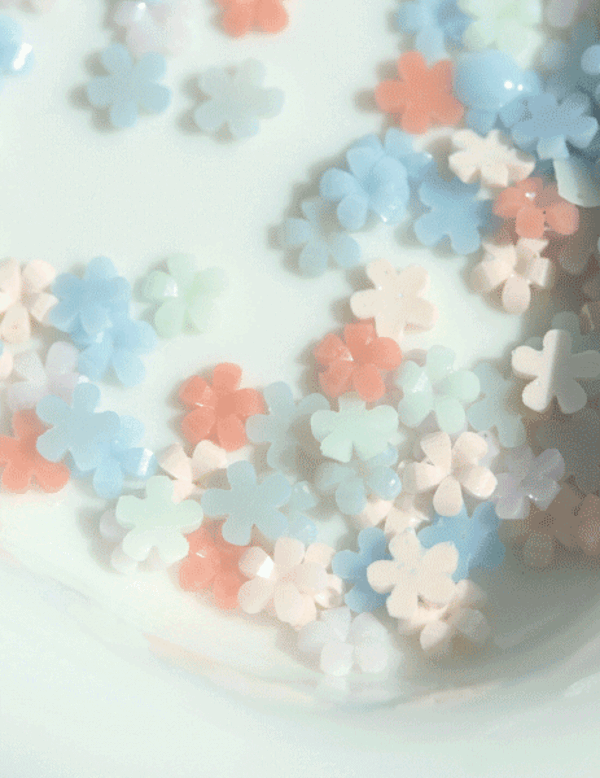 Pastel mini flower parts