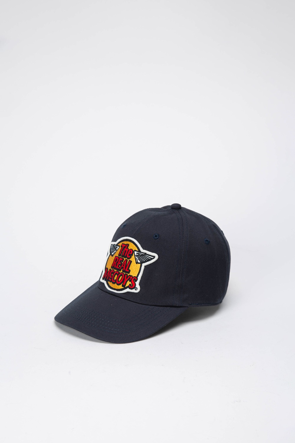 (24SS) THE REAL McCOY&#039;S LOGO BASEBALL CAP NAVY