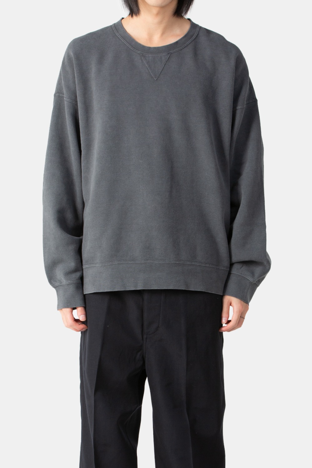 visvim】JUMBO SB SWEAT L/S DMGD 4 visvim/JUMBO SB SWEAT L/S DMGD