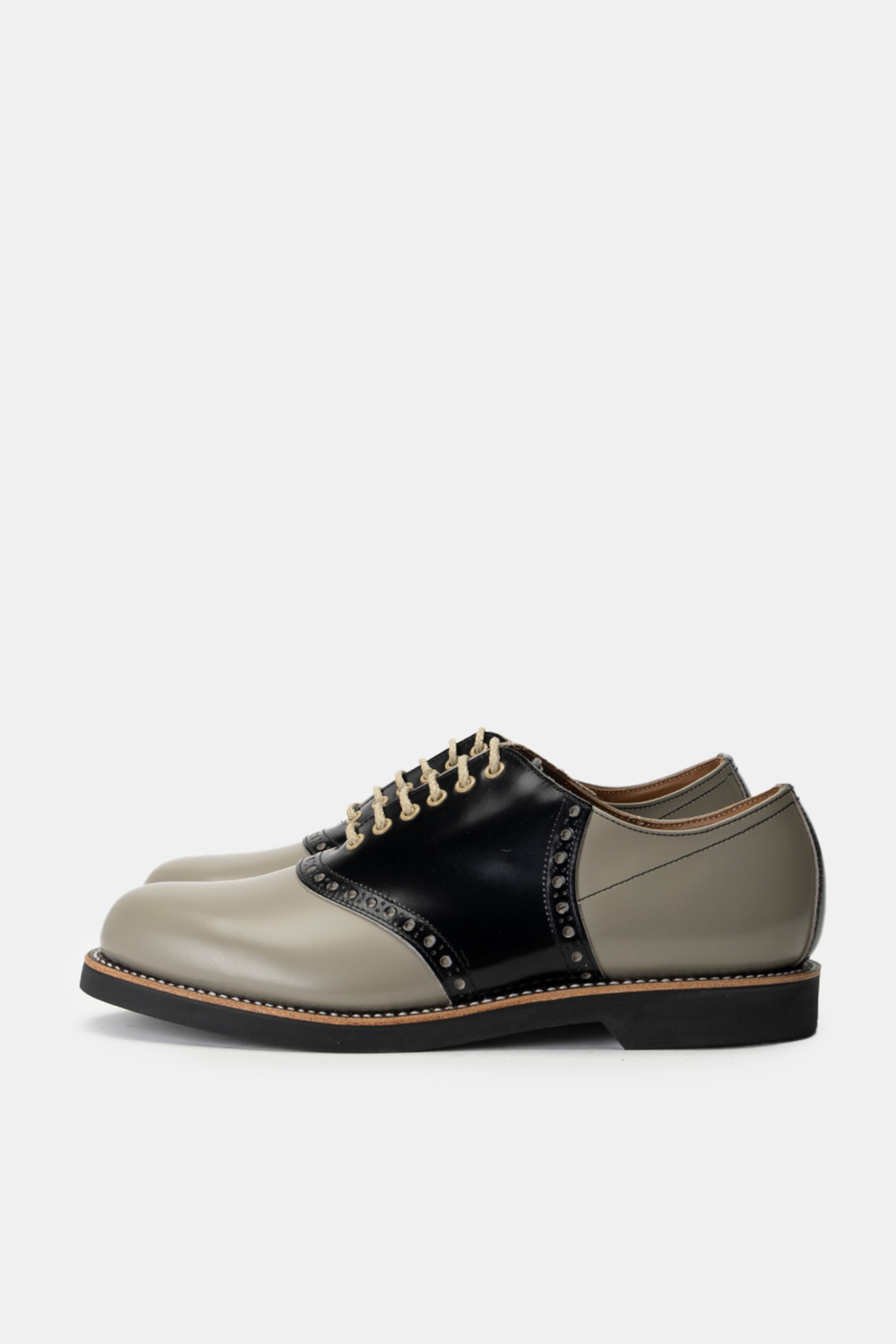 ウバザクラ｜REGAL SADDLE SHOES（グレー／ブラック） CO) SADDLE SHOES MENS-REGAL GRAY/BLACK - 스컬프스토어
