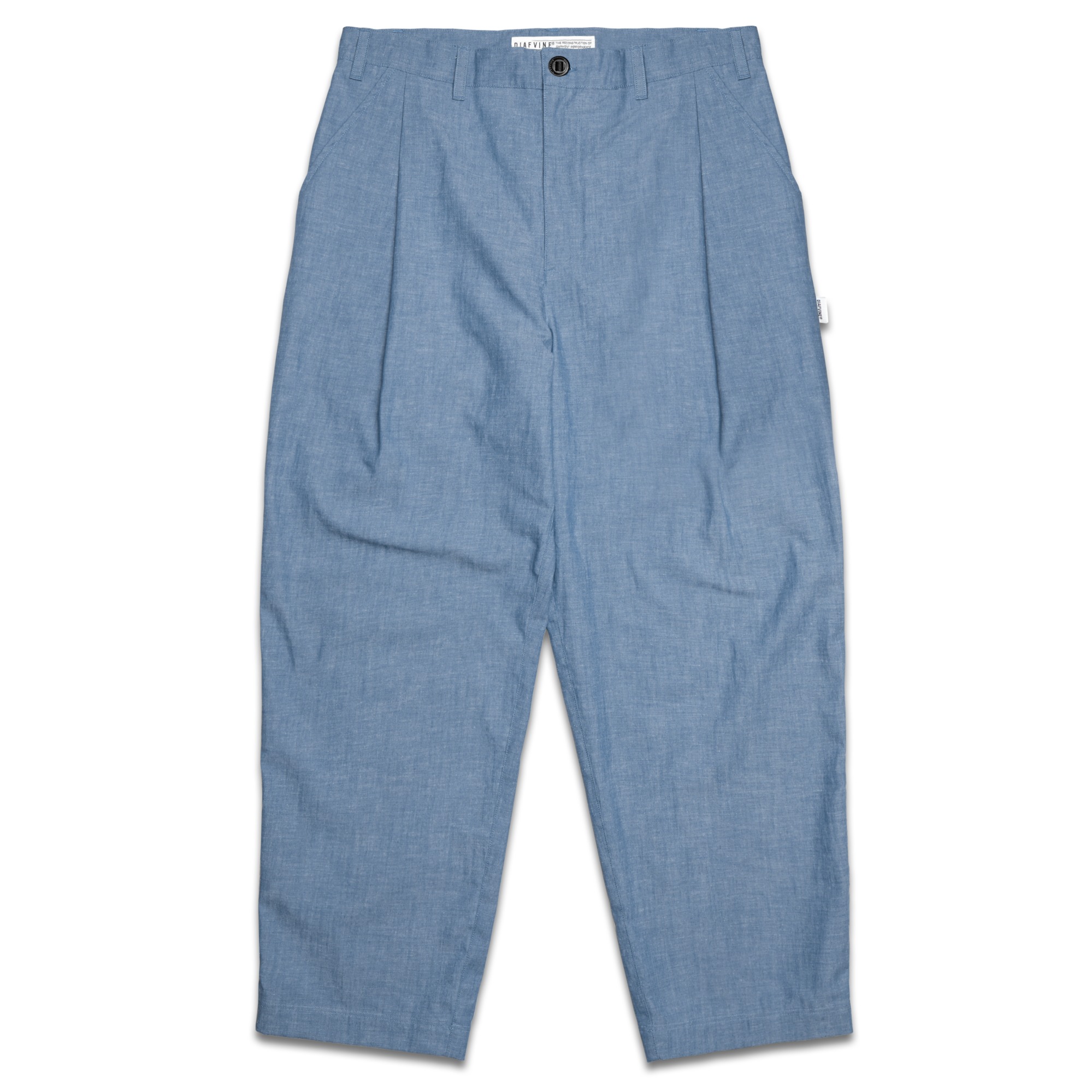 DV22.662 ONE TUCK WIDE FIT TROUSERS -Blue-