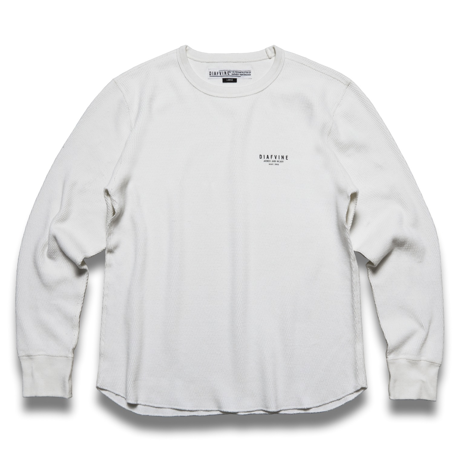 DV.LOT 624 HEAVY WEIGHT THERMAL L/S -WHITE-