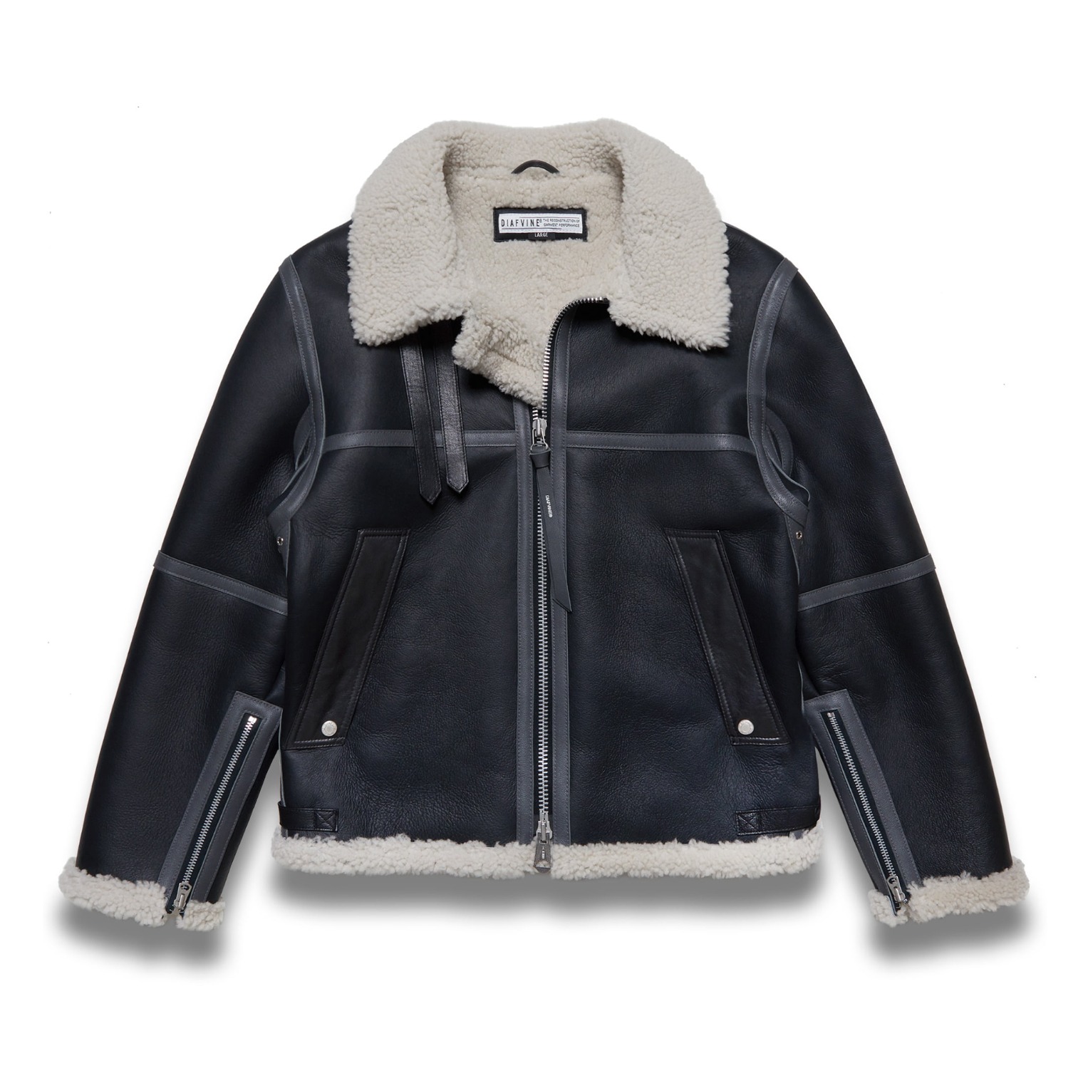 [ ↓10% Sale ]DV.LOT 618 Type U.K RA Mouton Jacket -Black-