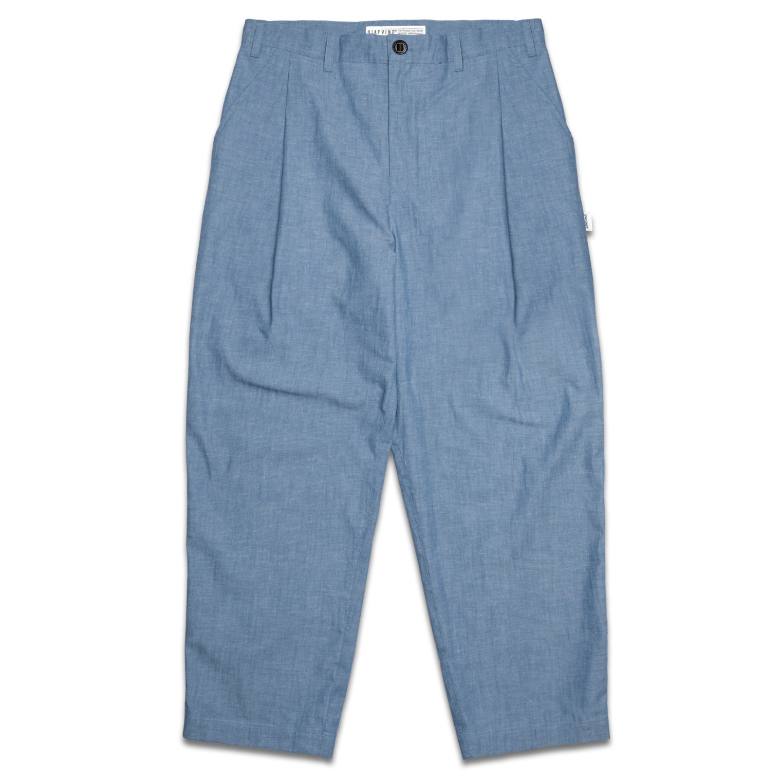 DV22SPT.662 ONE TUCK WIDE FIT TROUSERS -Blue-