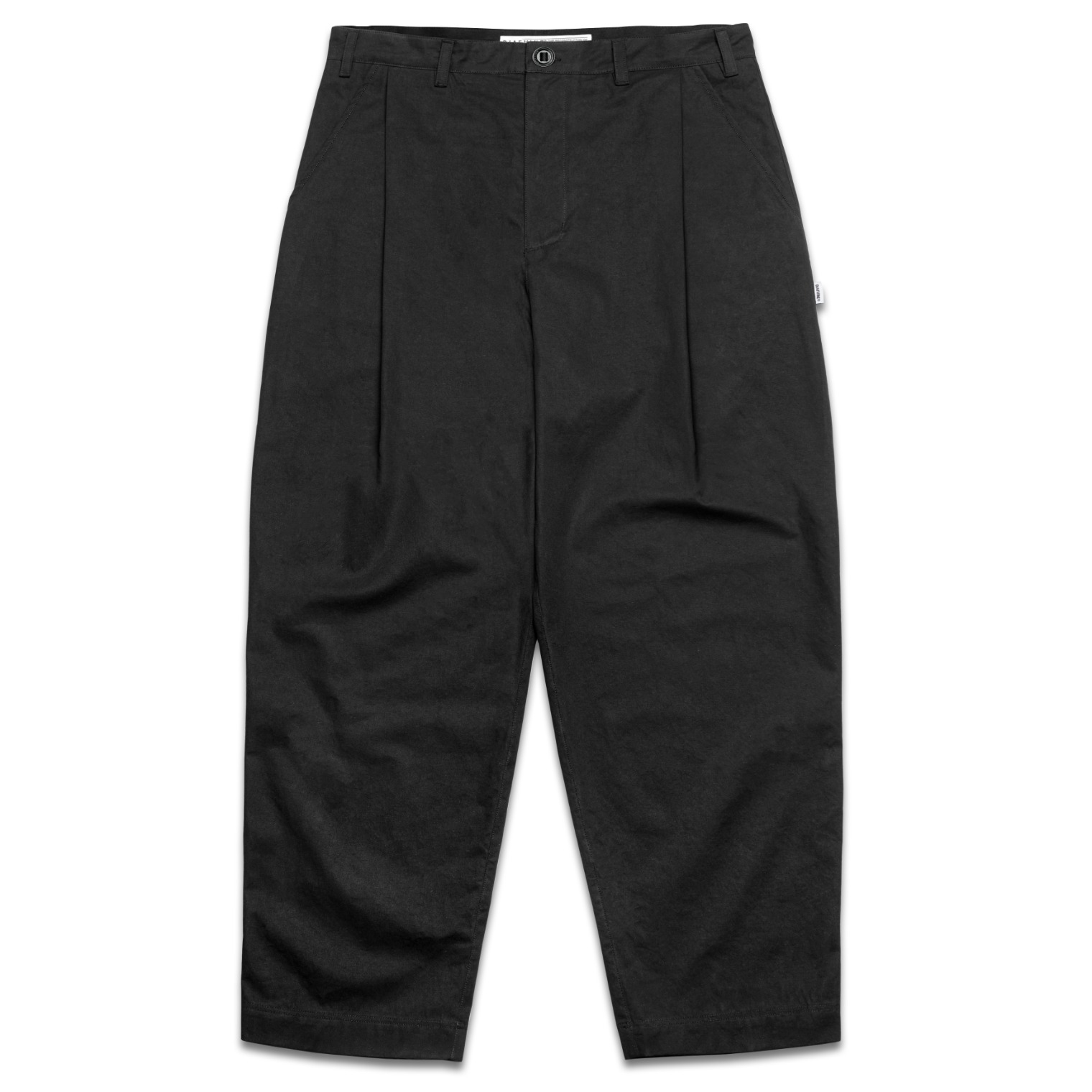 DV22.662 ONE TUCK WIDE FIT TROUSERS -Black-