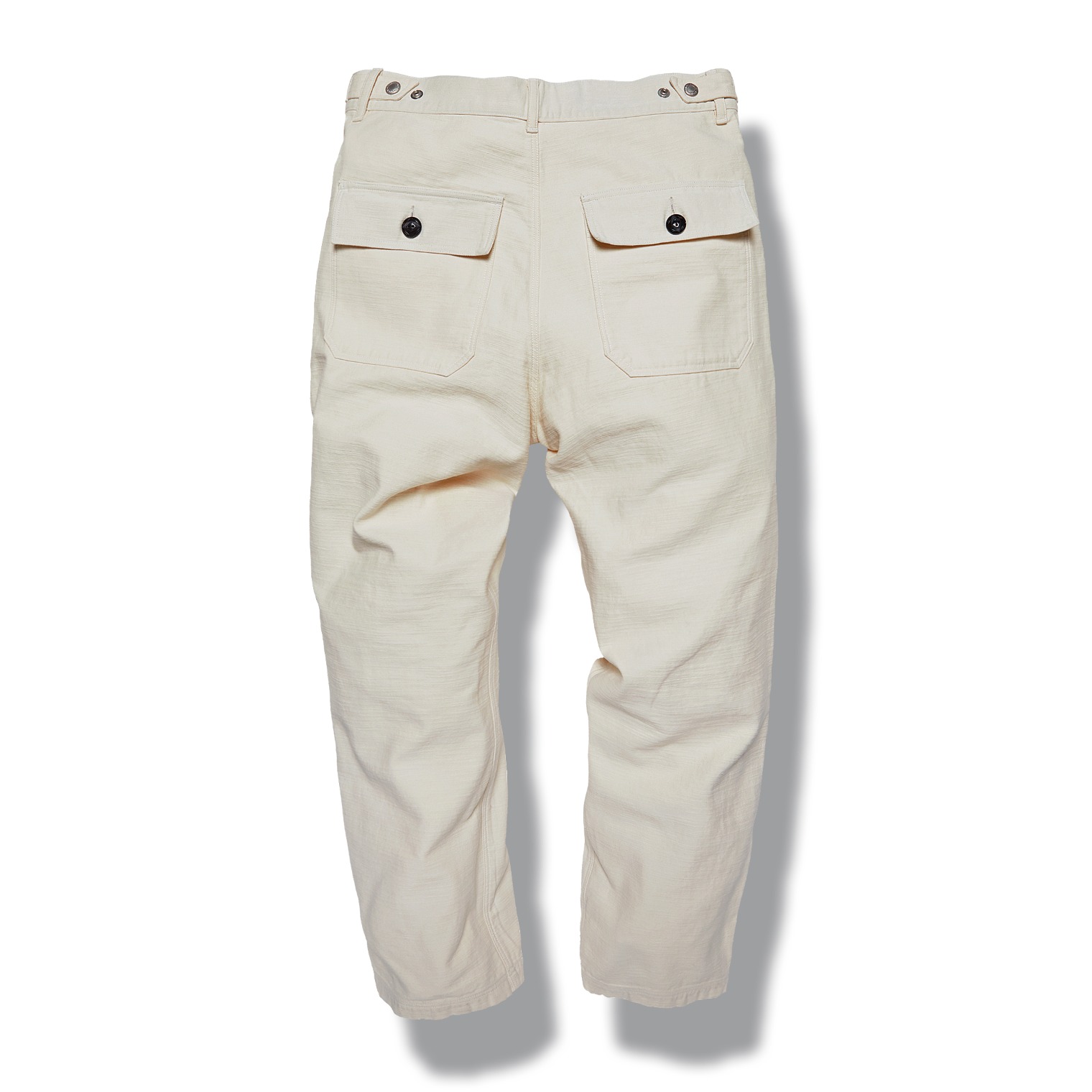 [ ↓35% Sale ]DV.LOT 603 Fatigue Pants (BackSatin) -ECRU-