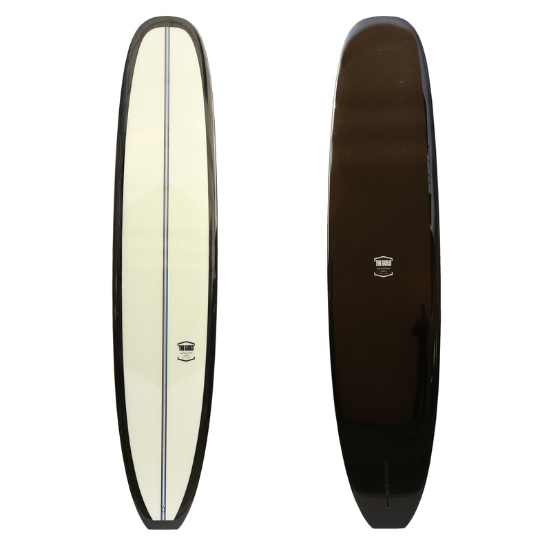 [THE WATERMANS GUILD] 9&#039;6&quot; Noserider (Clear/Opaque Black)