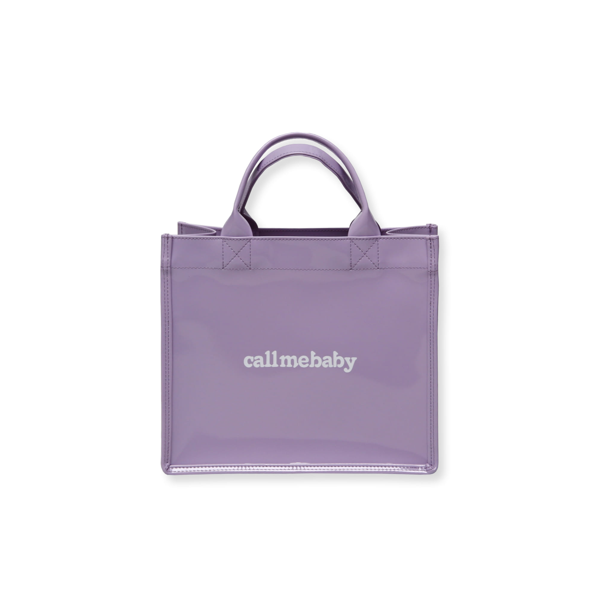 [Call me baby] Baby Enamel Tote (Purple) 