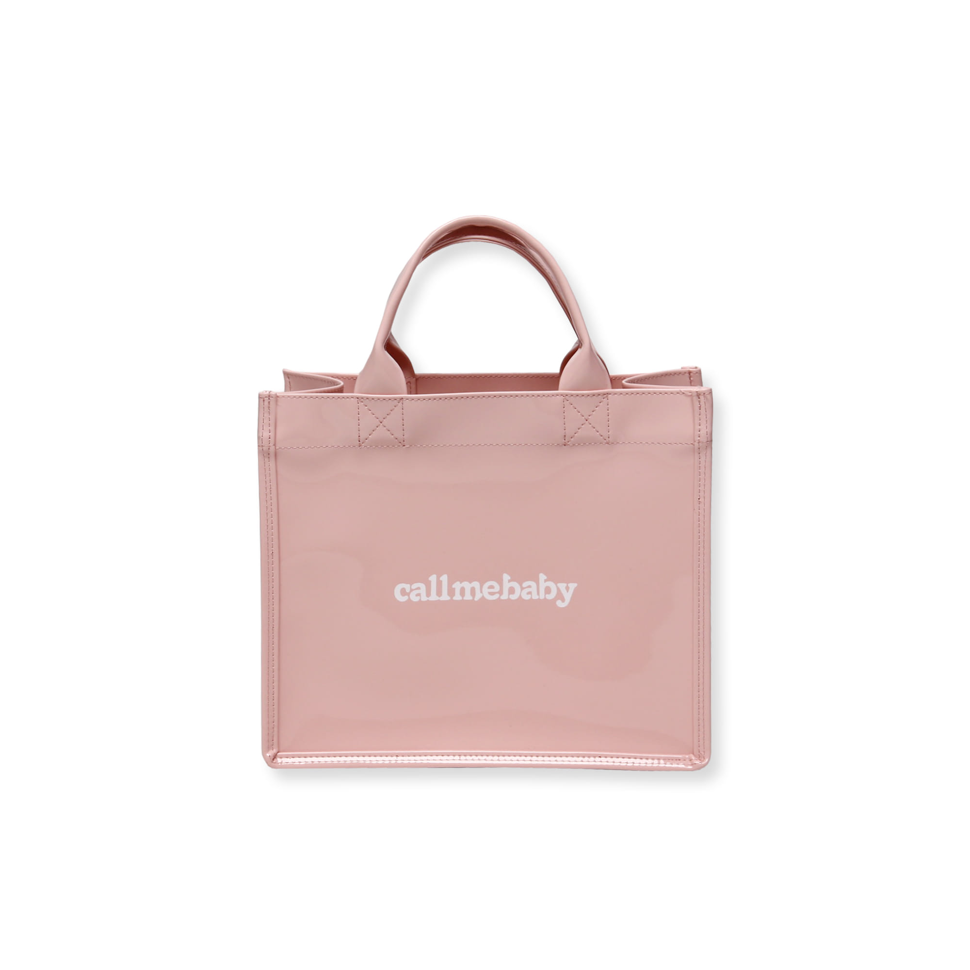 [Call me baby] Baby Enamel Tote (Pink) 