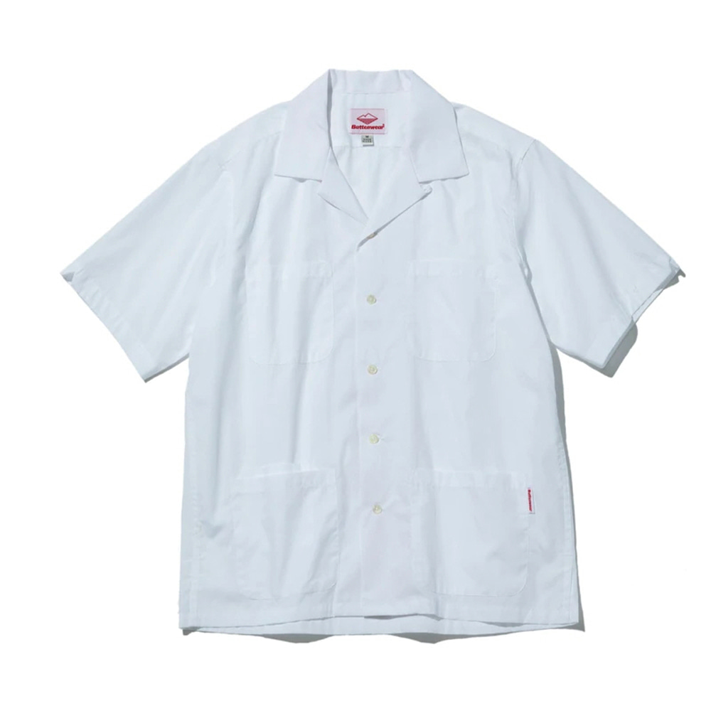 [Battenwear] Five Pocket Island Shirt (White) (30% Sale)