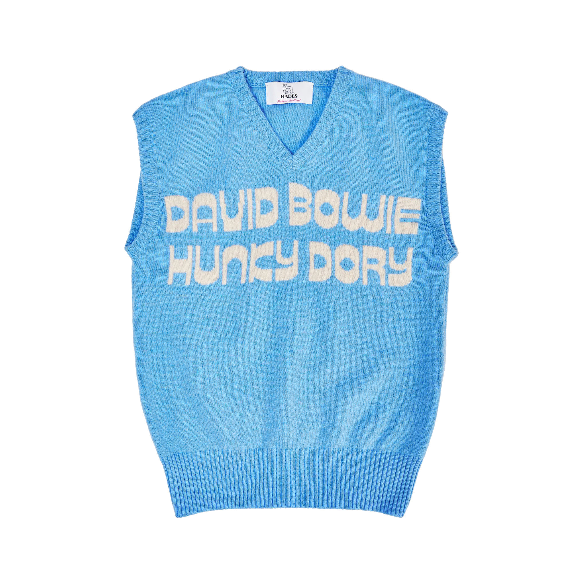 [HADES] David Bowie | Hunky Dory Vest _ Sky blue (30% Sale)