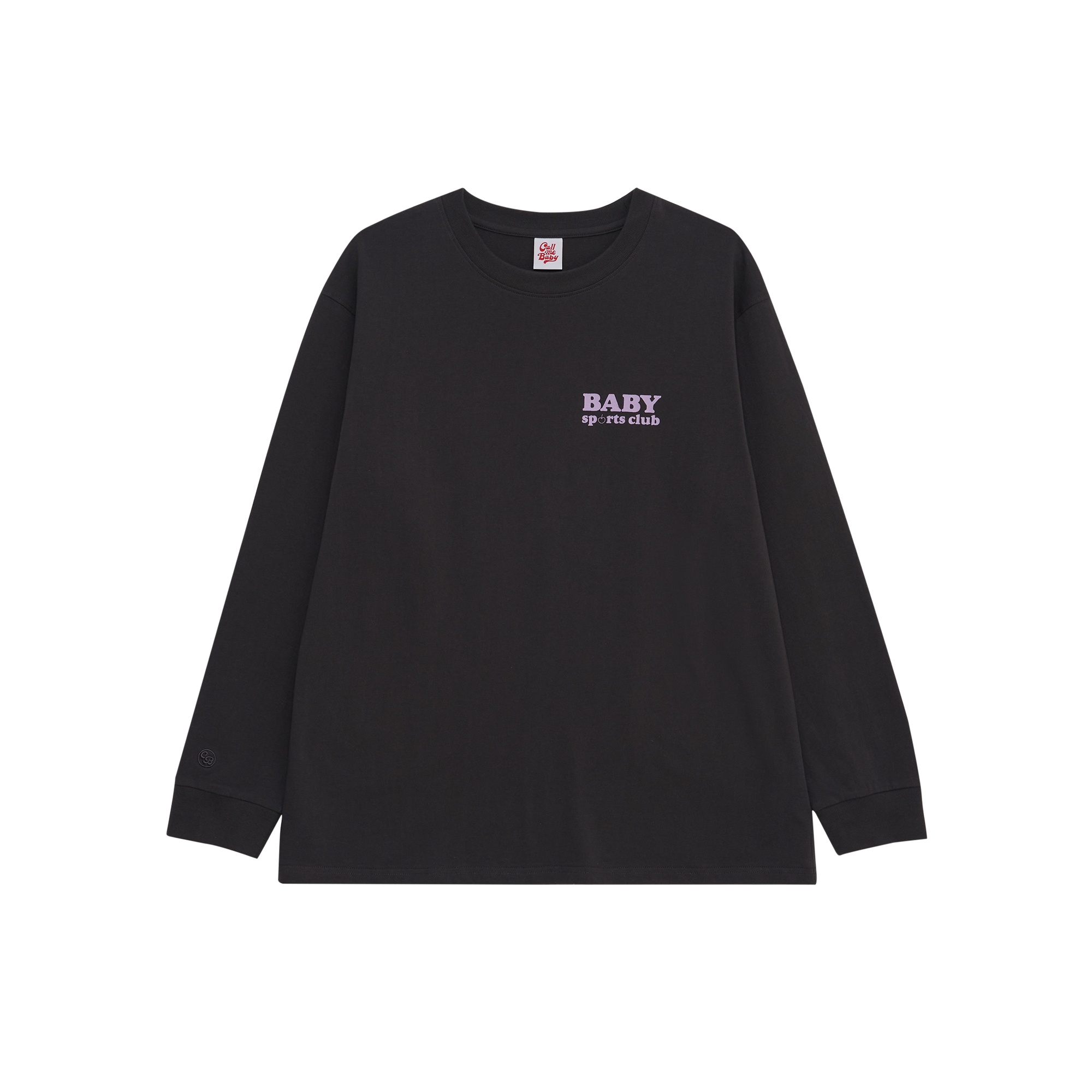[Call Me Baby] Baby Sports Club Long Sleeve _ Charcoal