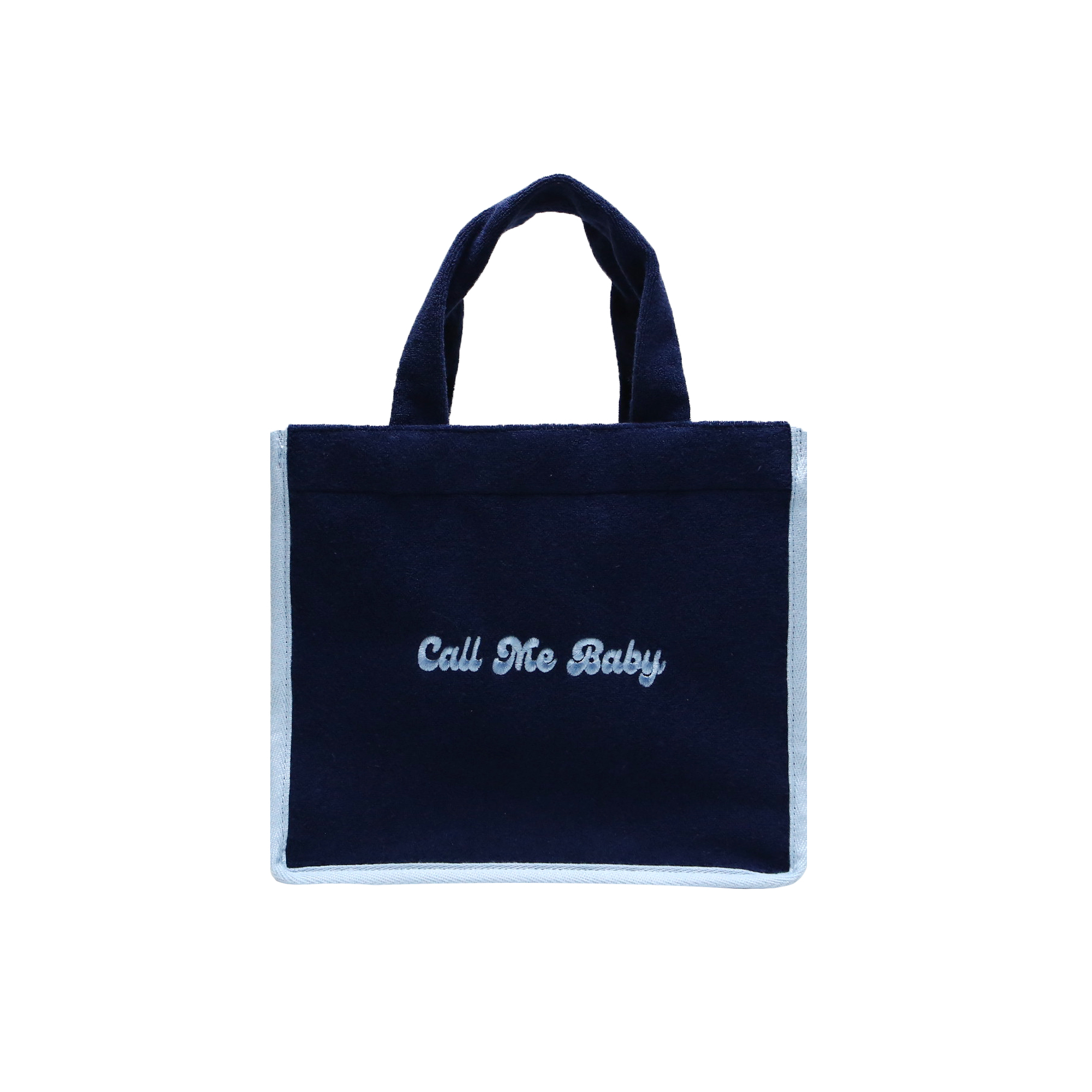 [Call me baby] Baby Terry Mini Tote _ Navy
