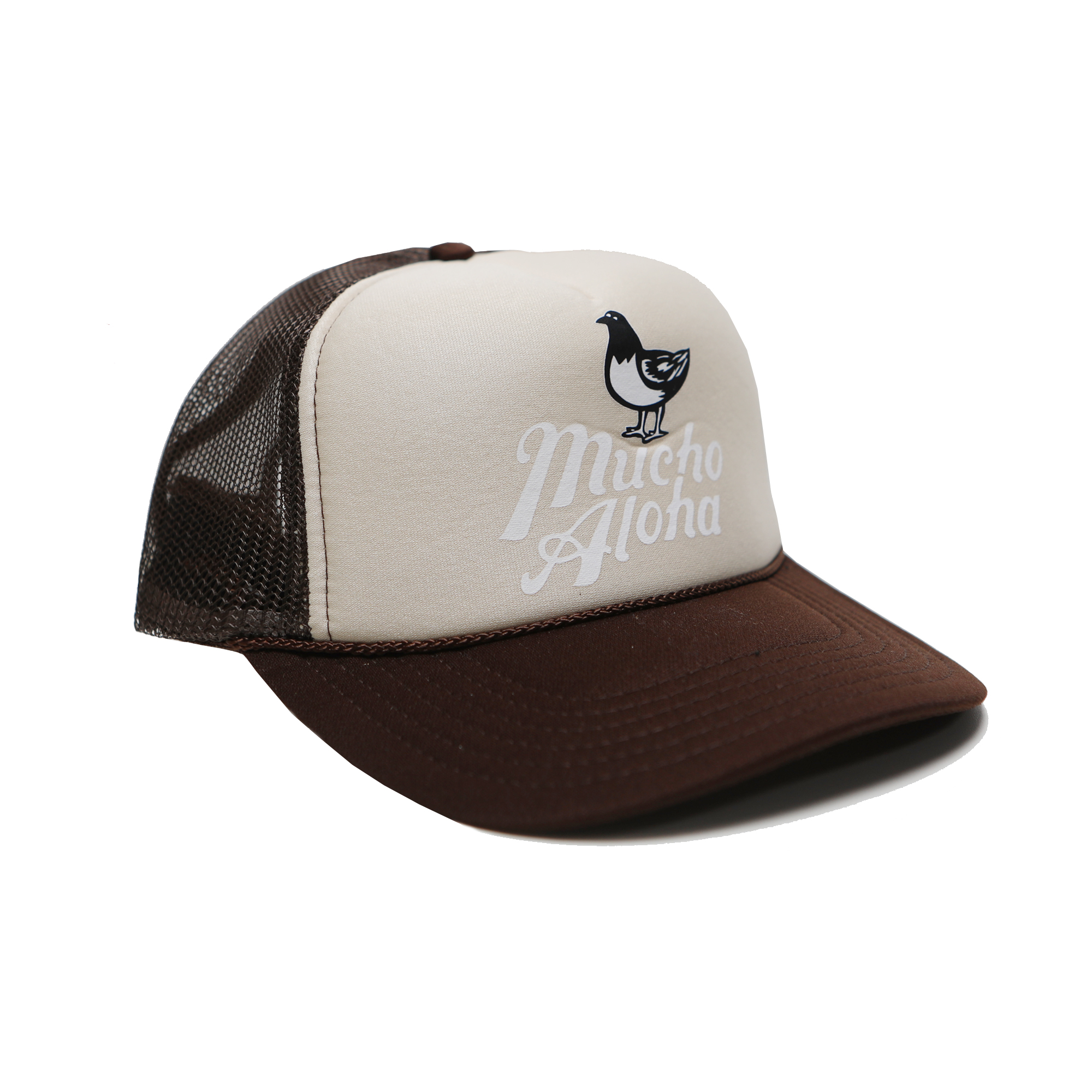 [Yoki shop] The Original Mucho Aloha Trucker hat _ Brown
