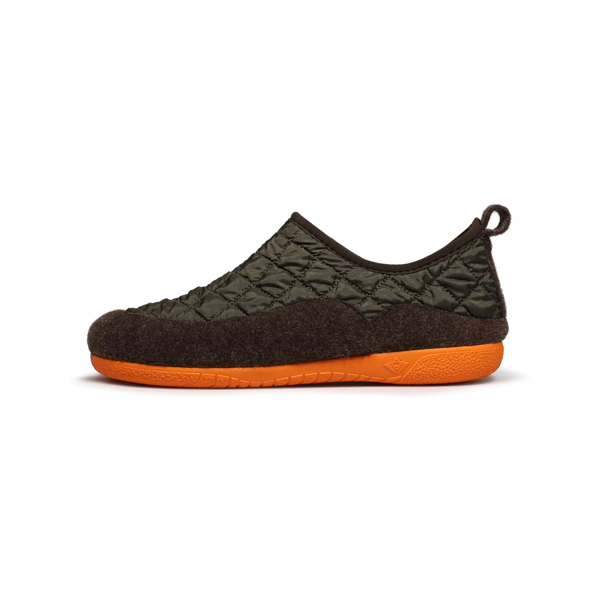 [GURUS Room Shoes] Slip On House Boots _ Khaki/Orange (30% Sale)