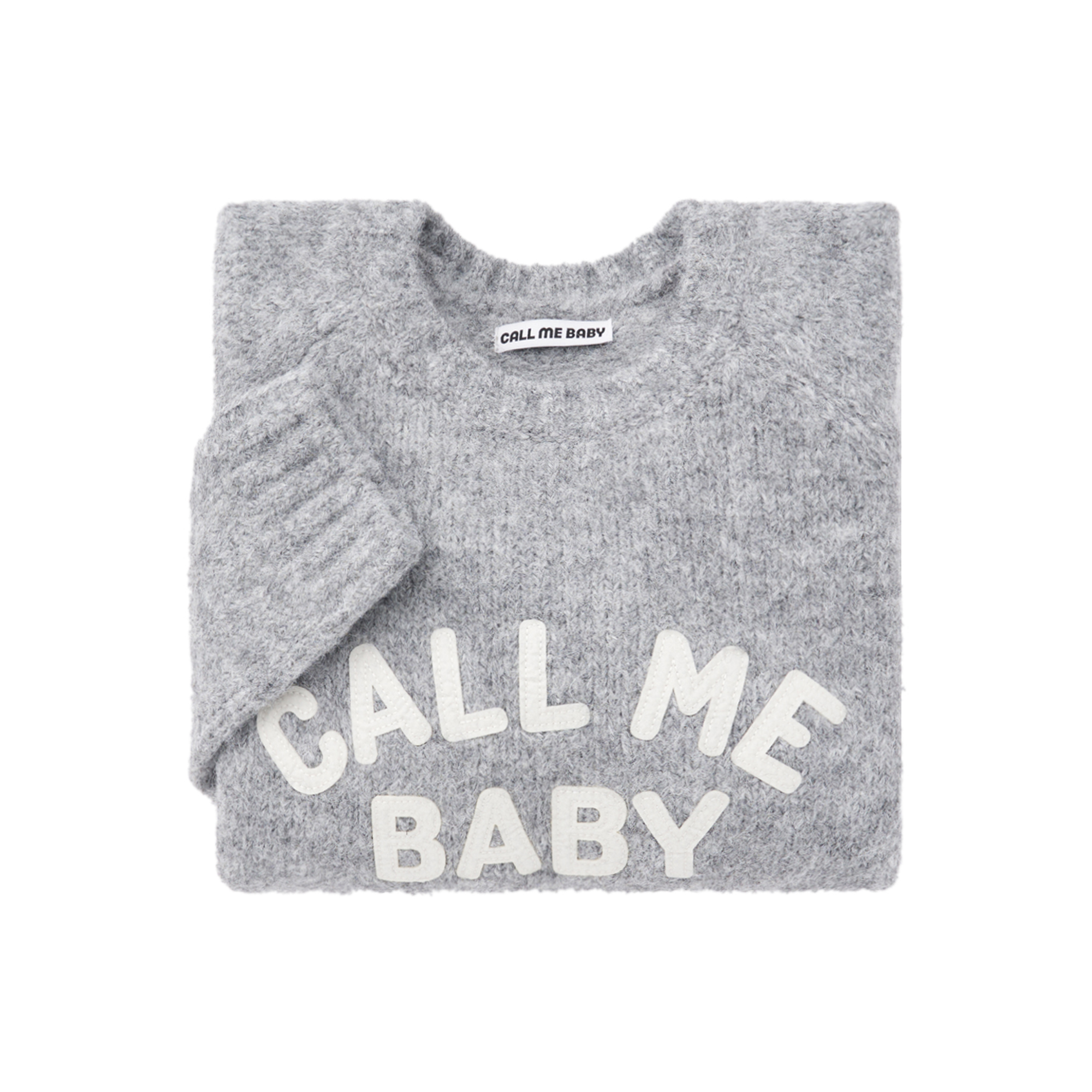[Call me baby] CMB Bunny Sweater _ Cloudy Gray (28% Sale)