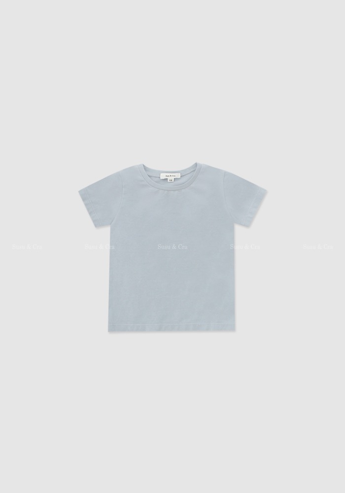 mini 에런 티셔츠 - 블루