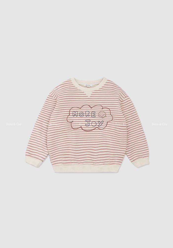 코리 S/T 맨투맨 티셔츠 - 핑크
