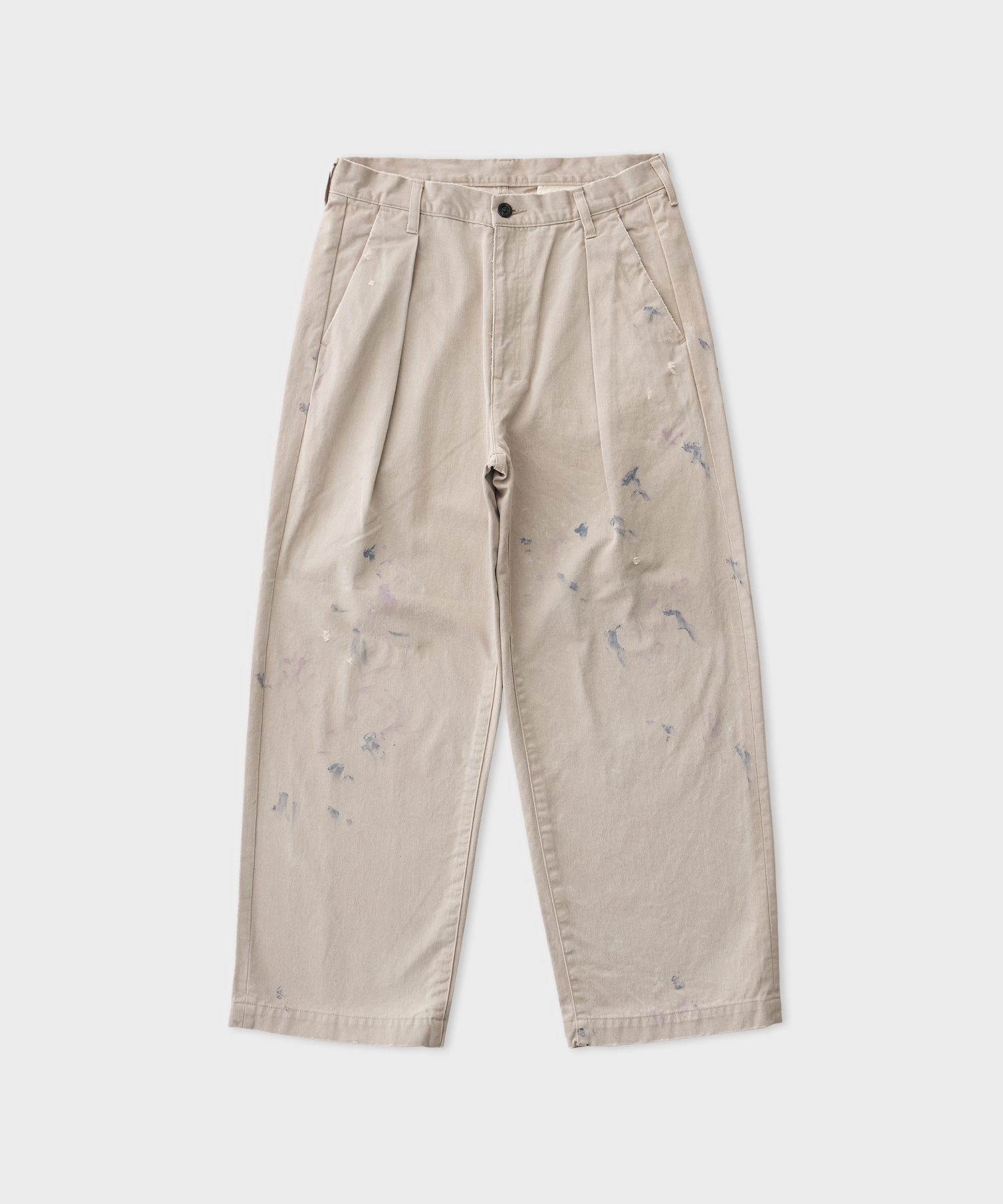 Paint Chino Trousers (Gray)