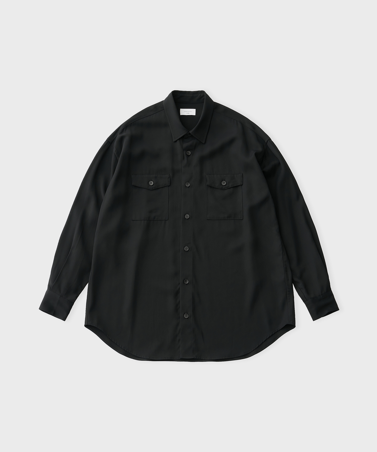 Viscose Twill L/S Shirt (Black)