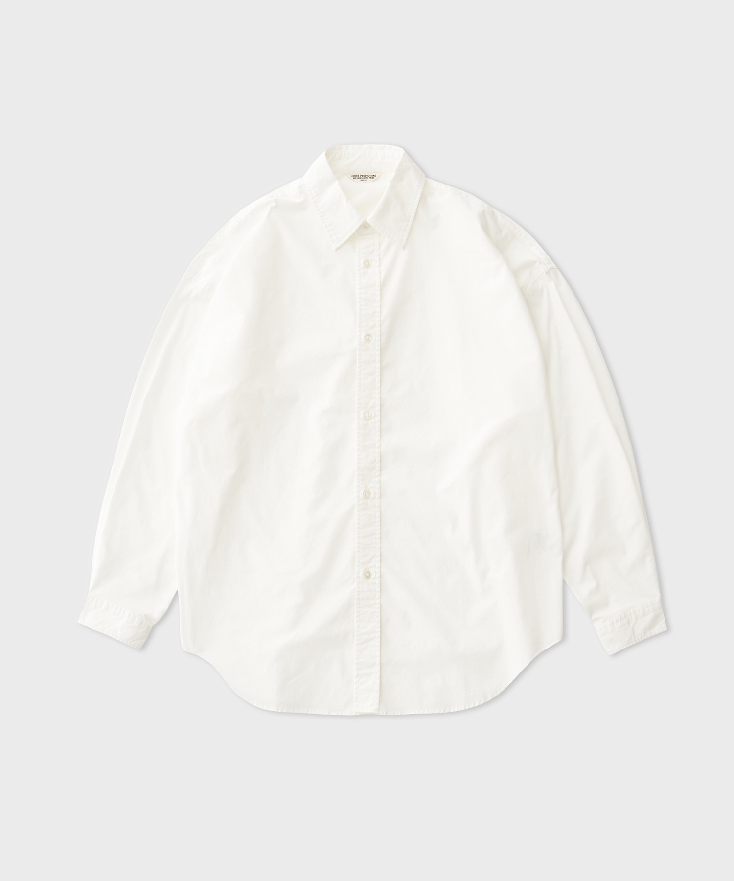 Comfortable Broad L/S Shirt (White)