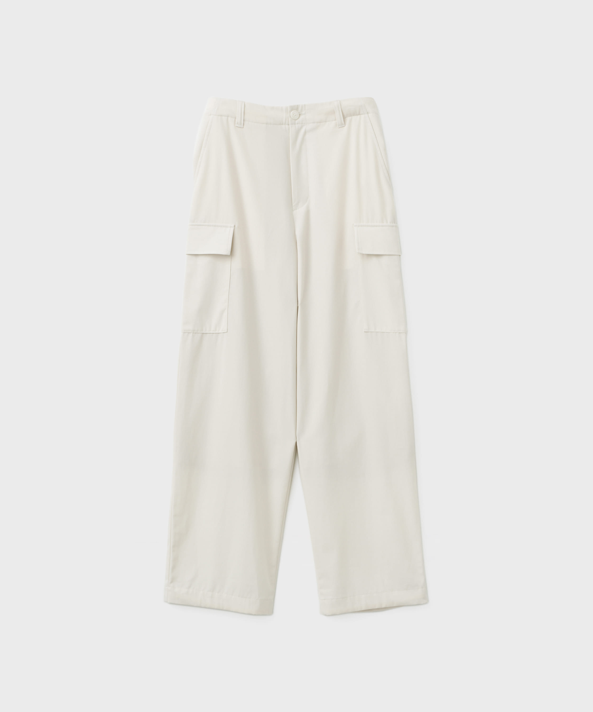 Cotton Twill Military Pants (Ecru)