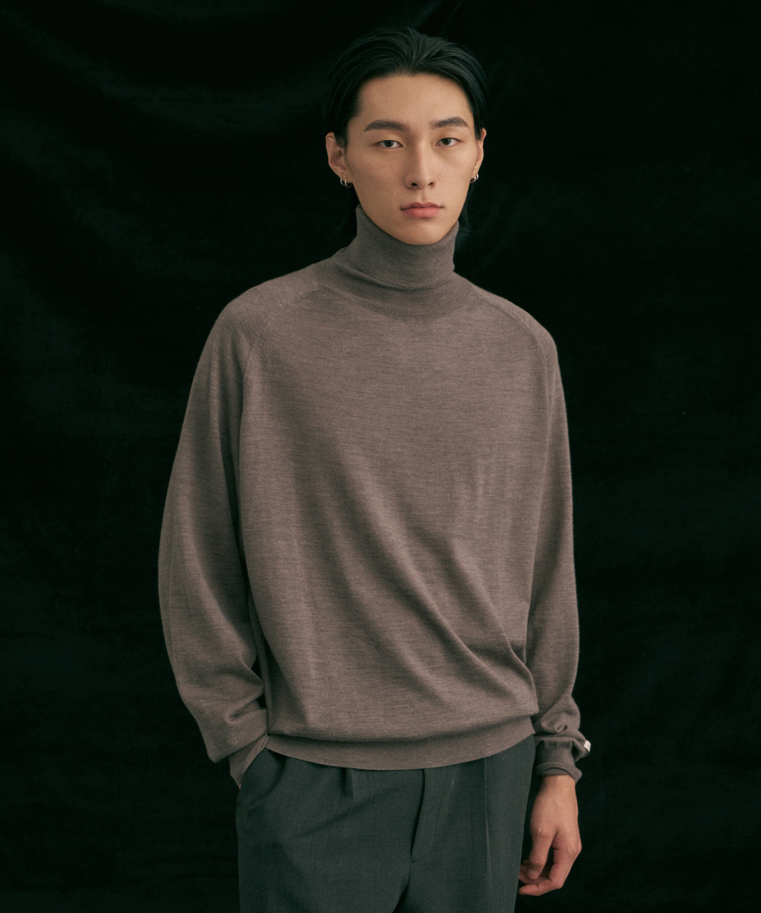 23AW Scape-Turtleneck Knit (Earth)