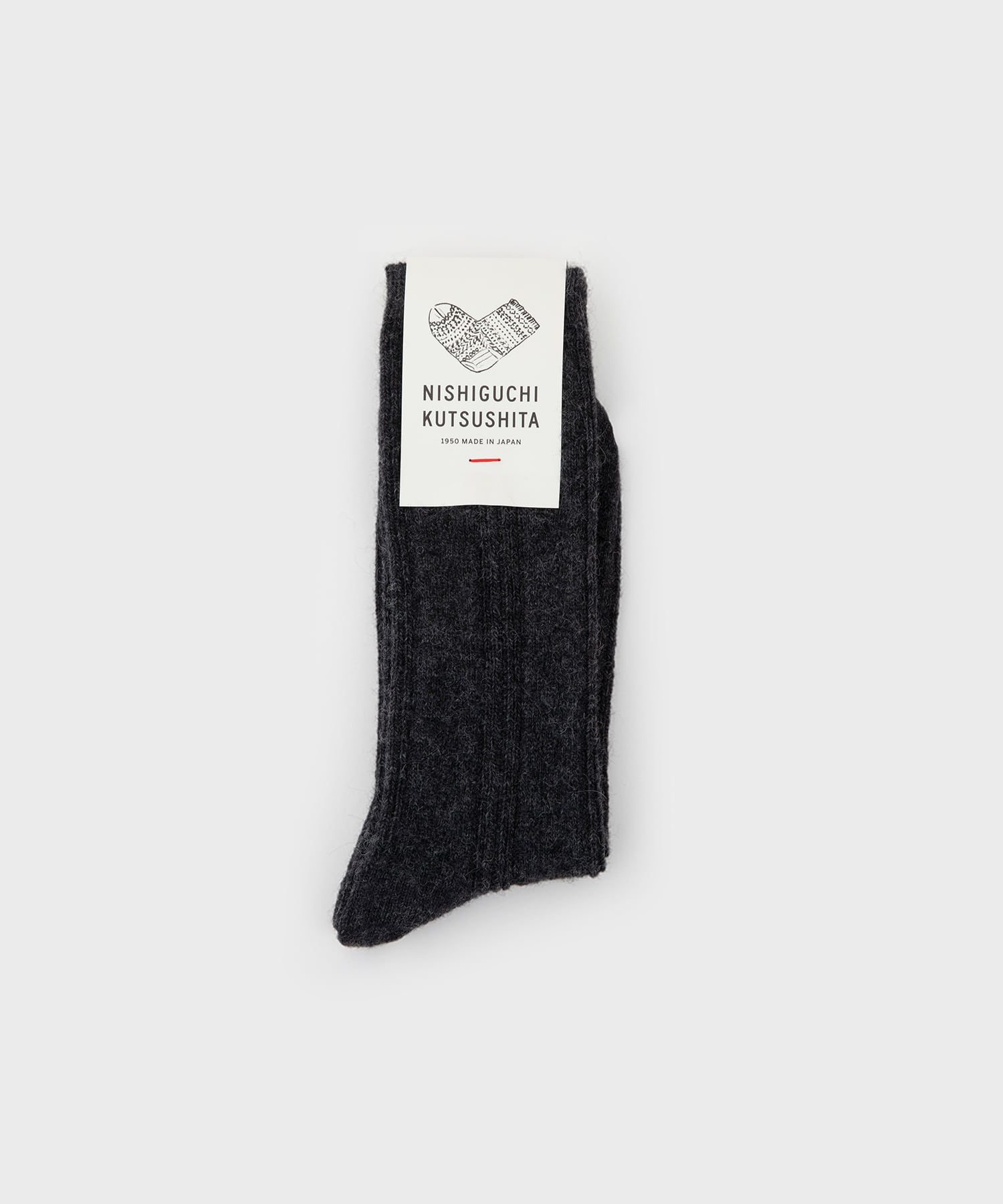 Alpaca Wool Socks (Charcoal)
