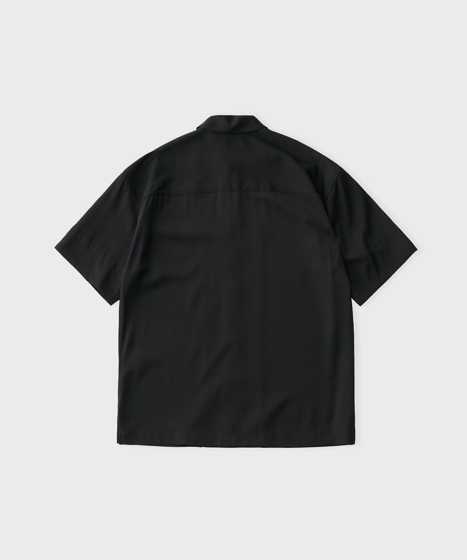 Viscose Twill S/S Shirt (Black)