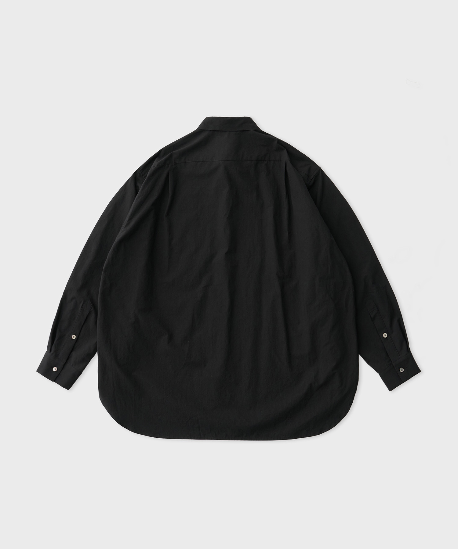 Cotton Wide Shirt (Black)