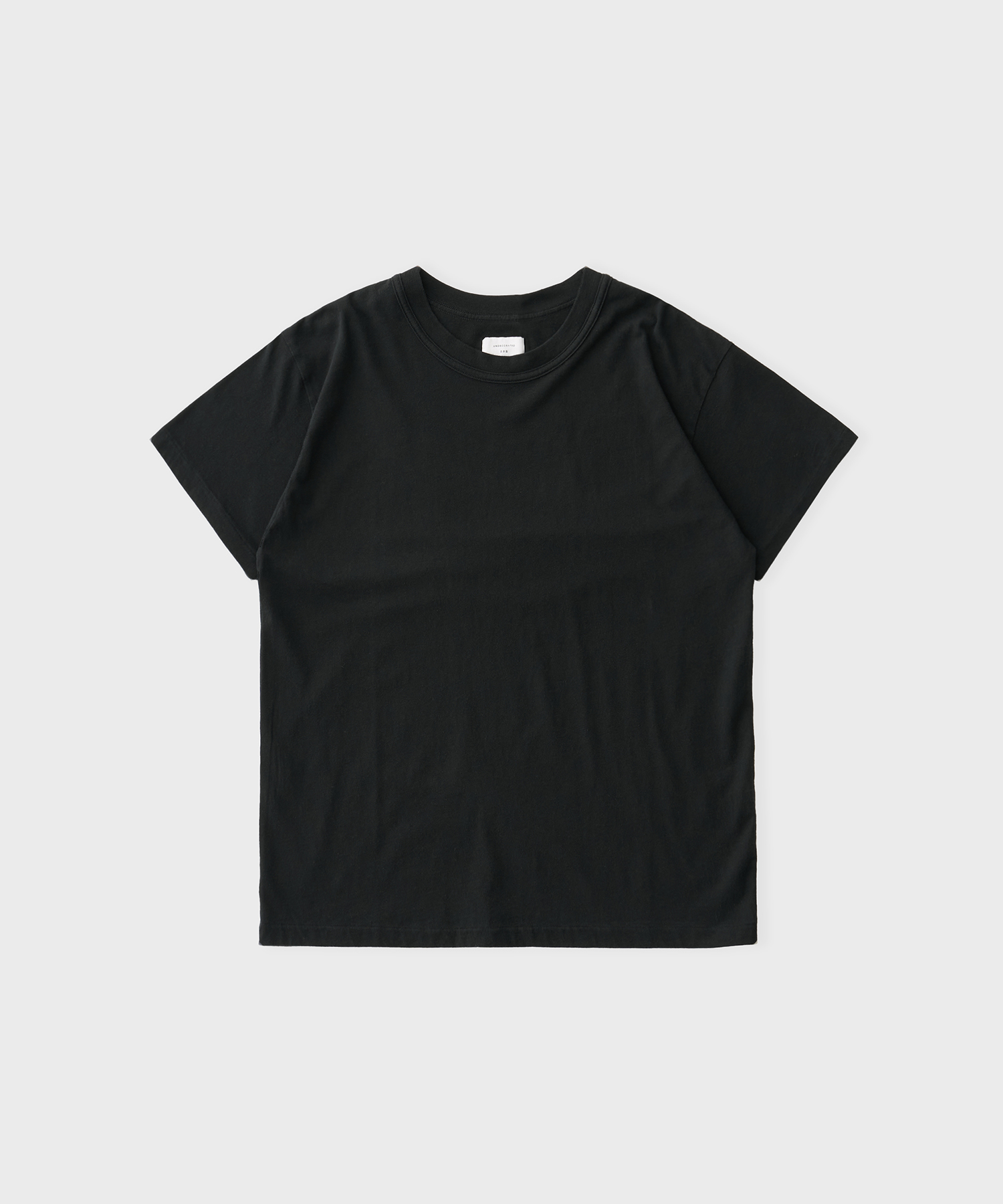 (w)Organic Cotton S/S T-Shirt (Black)