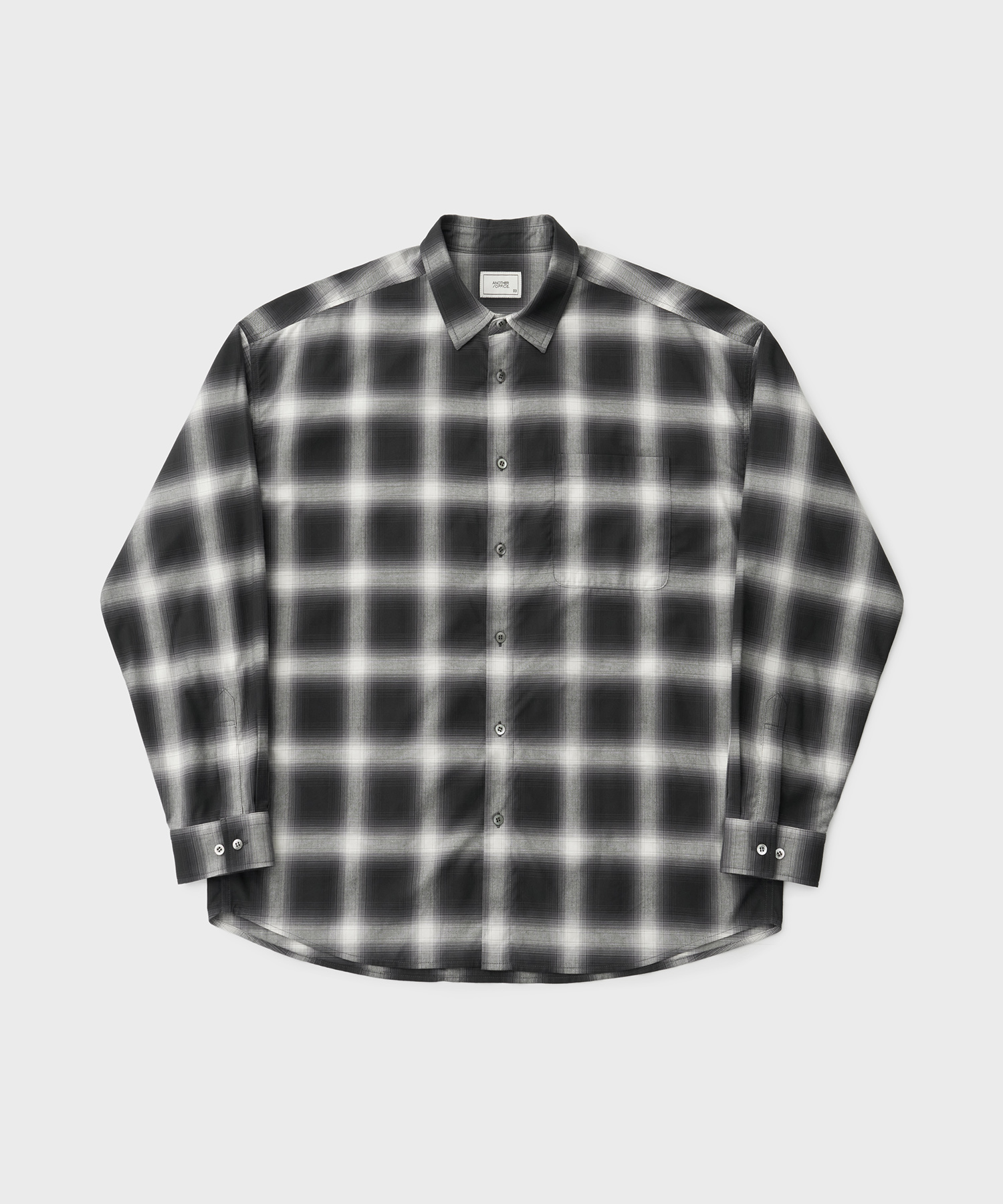 23AW Reverb Relaxed - Shirt (Black - Ombre)