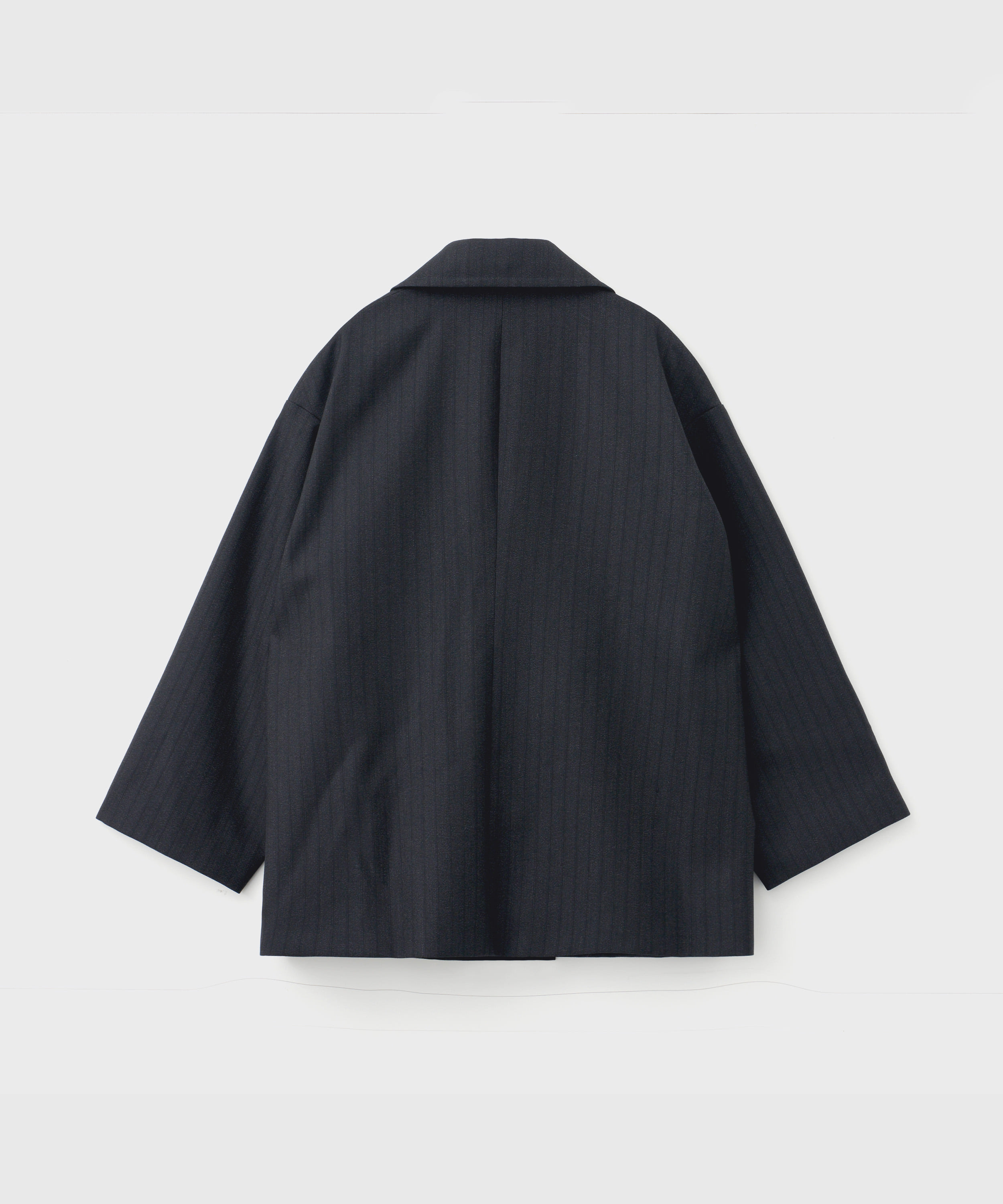 Oversized P-Coat (Charcoal)