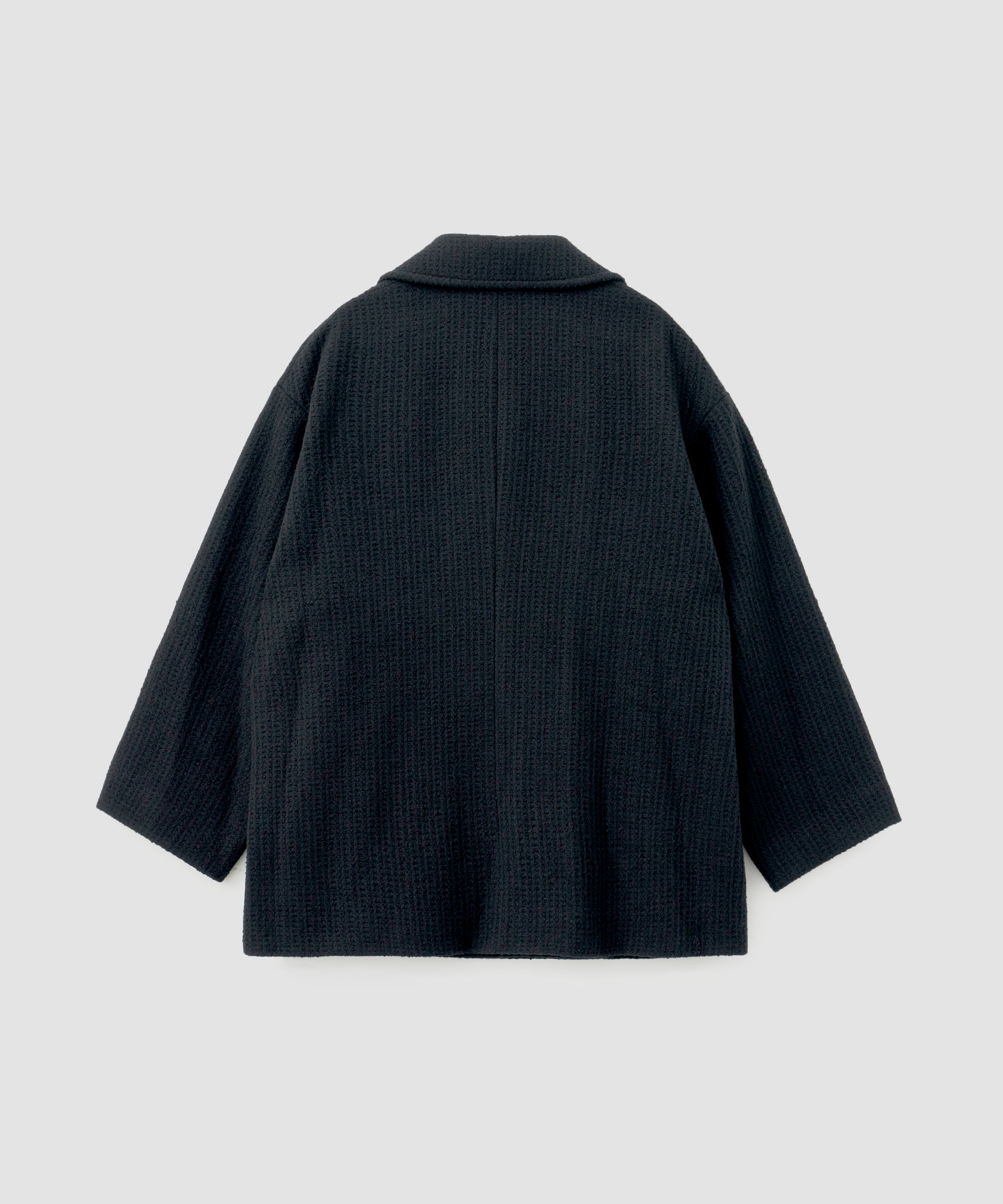 Oversized P-Coat (Black)