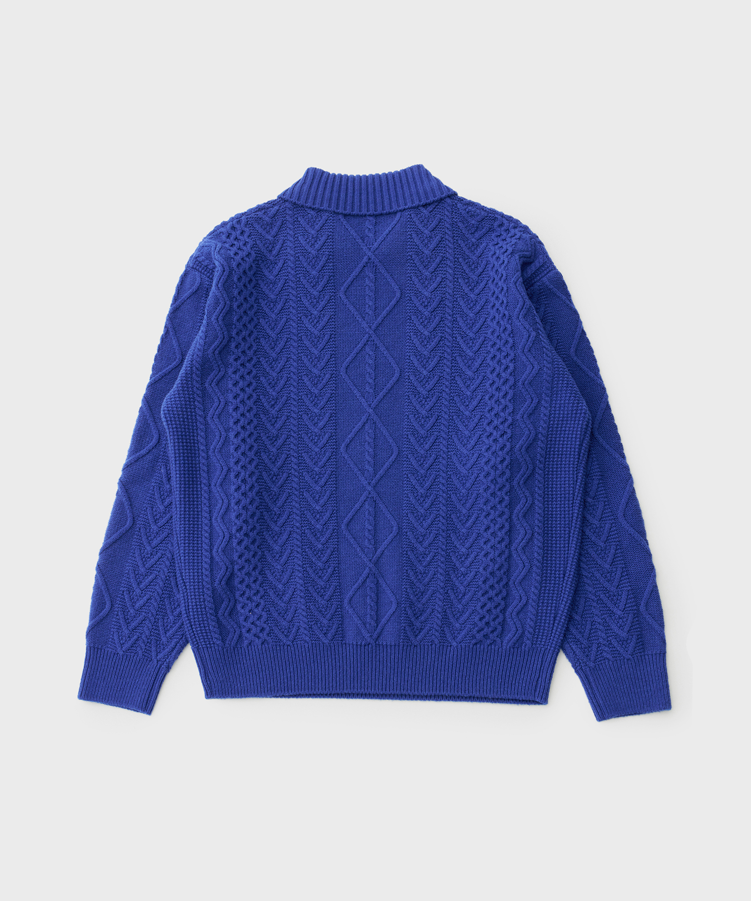 23AW Fisherman Cable Knit (Cobalt)
