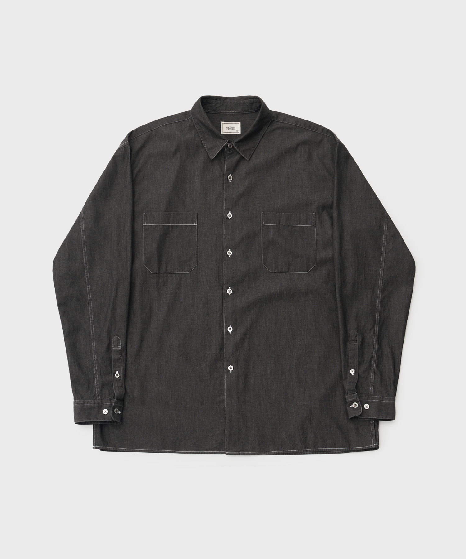 24SS Comfy Denim Shirt (Black Denim)