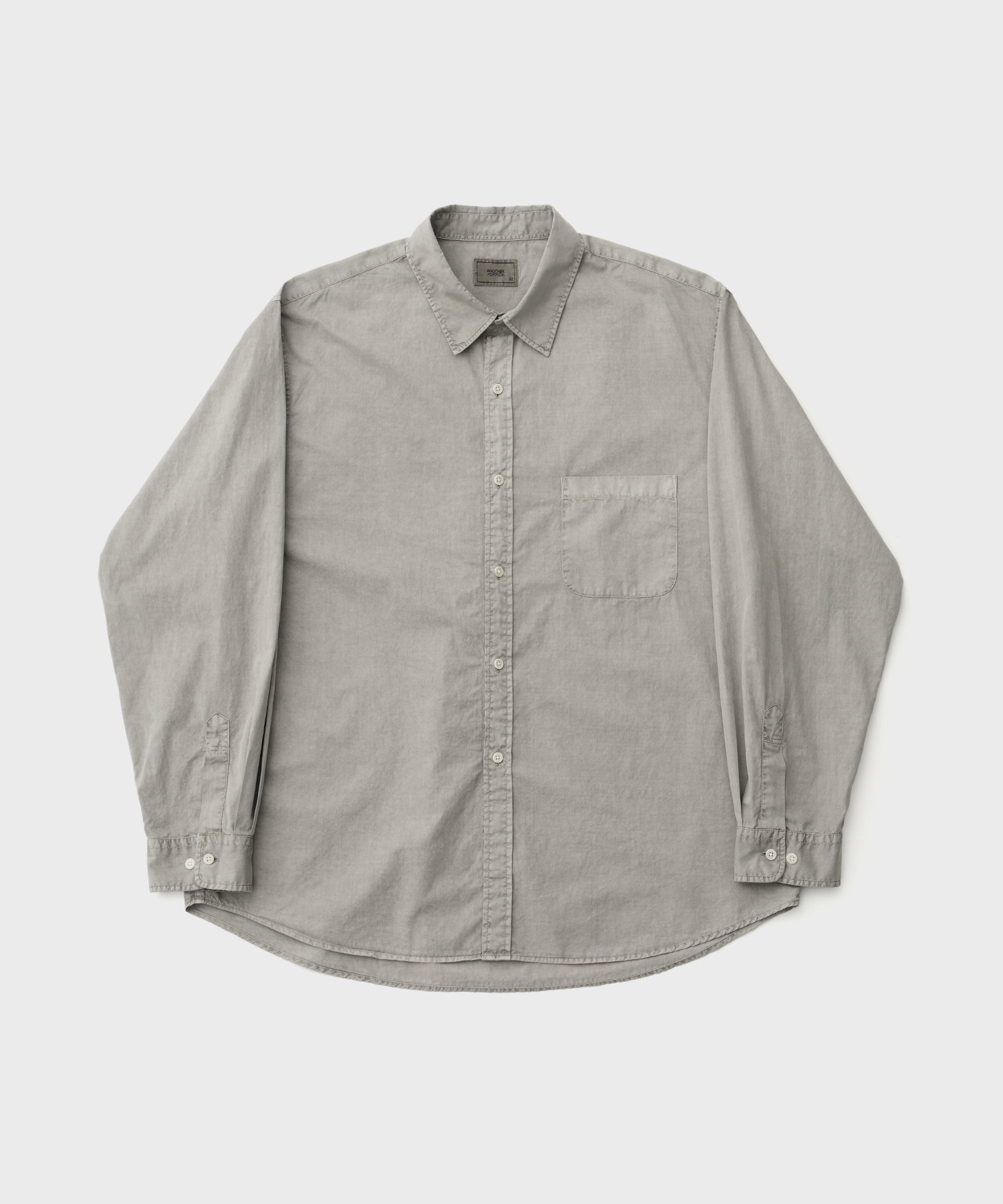 24SS Bold Garment Shirt (Dusty Gray)