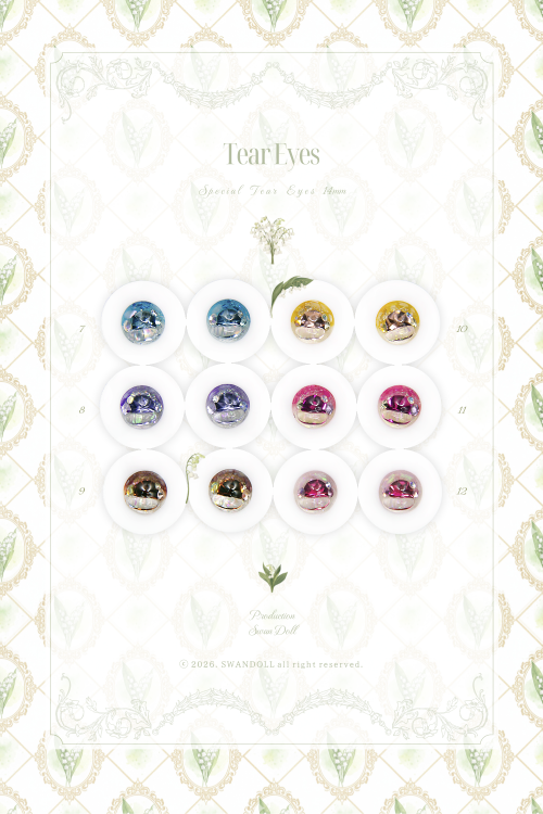 { Tear Eyes : Spring Edition } 14mm - 2