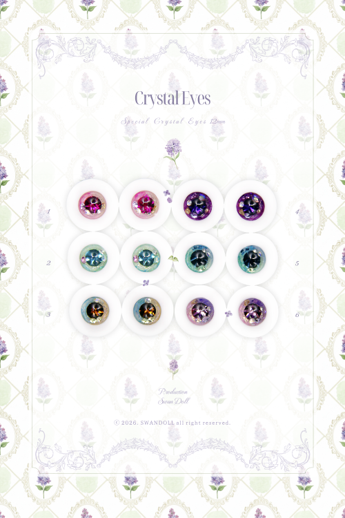 { Crystal Eyes : Spring Edition } 12mm