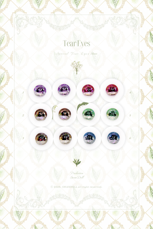 { Tear Eyes : Spring Edition } 14mm - 1