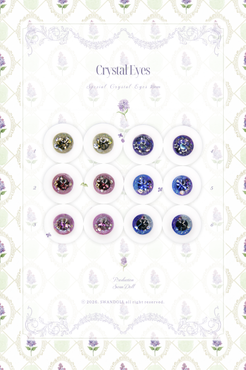 { Crystal Eyes : Spring Edition } 16mm