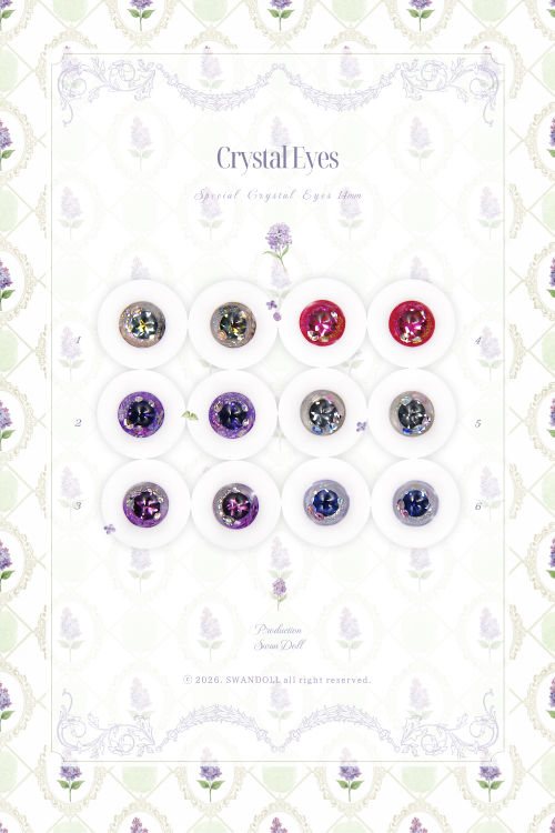 { Crystal Eyes : Spring Edition } 14mm