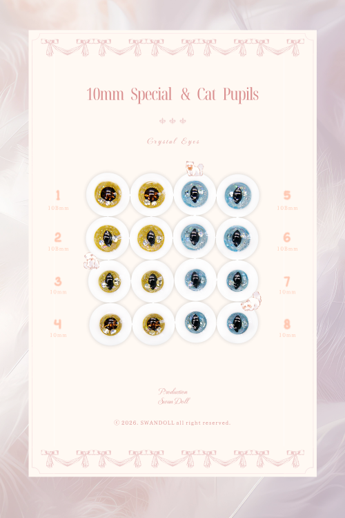 {10mm Special &amp; Cat Pupils} 10mm 10Bmm