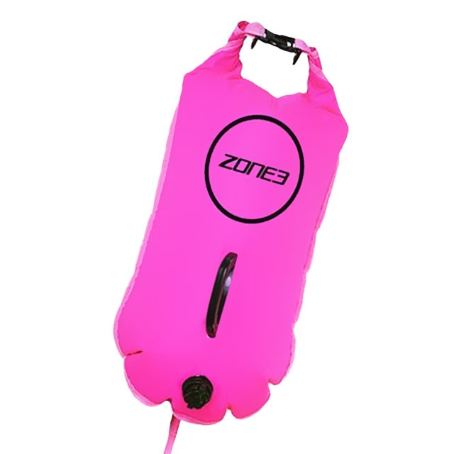 존3 SAFETY BUOY &amp; DRY BAG 안전부표 안전부이 드라이백 Neon Pink 28L