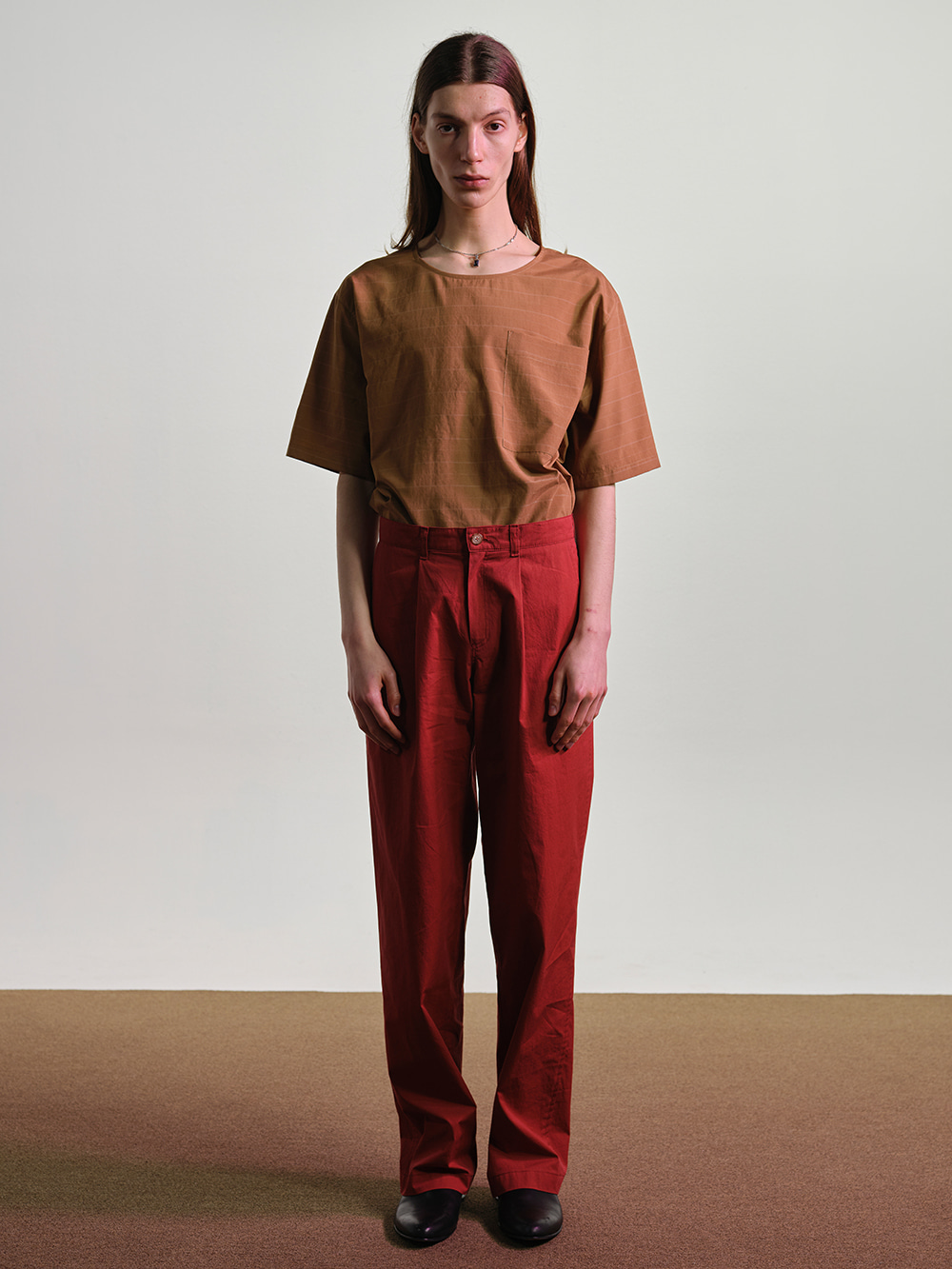 RELAXED PANTS RED