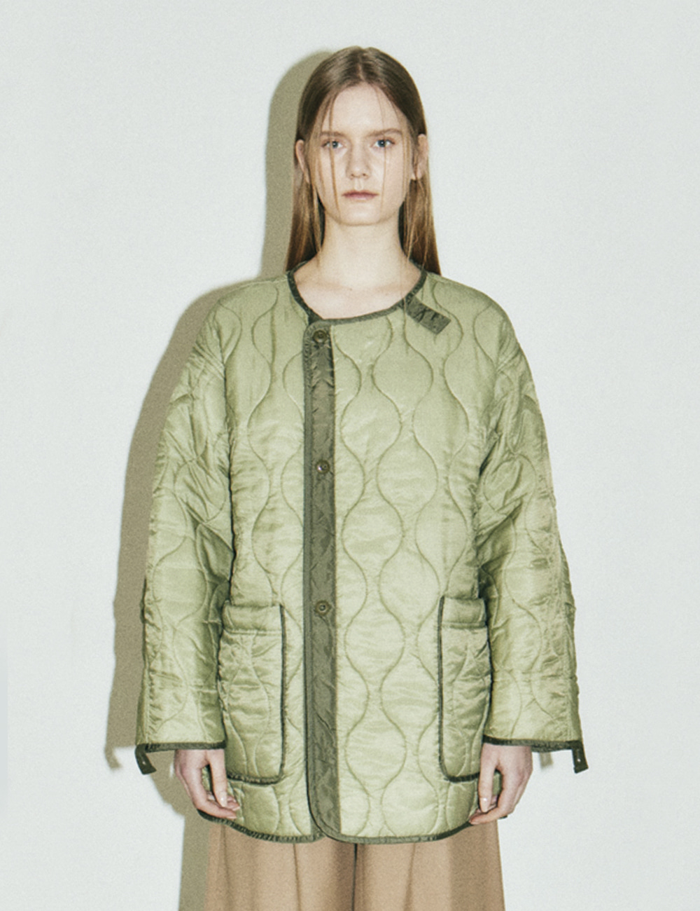 QUILTED JACKET (OLIVE DRAB)