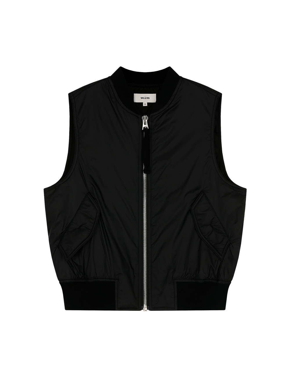 MA-1 LIGHT QUILTED LINING VEST (BLACK)